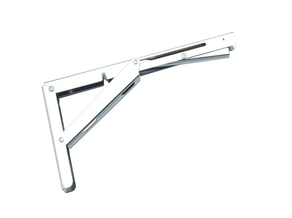 STAINLESS STEEL FOLDING SHELF BRACKET 306X165mm