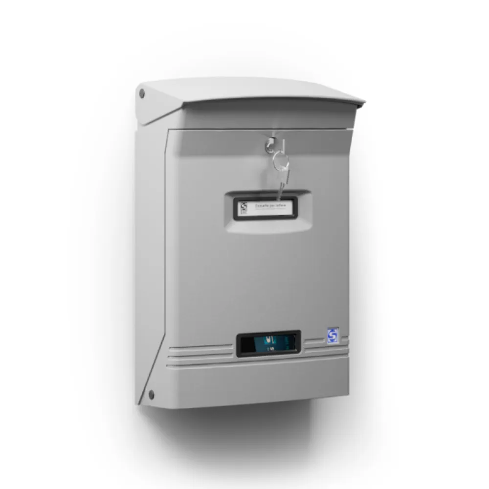 LETTERBOX SILMEC art.: 10-400 SILVER (RAL 9006)