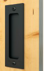 RECESSED SLIDING DOOR HANDLE art.:TY2 BLACK