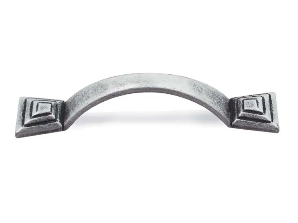CABINET HANDLE art.: Μ/1802 96mm ANT.SILVER