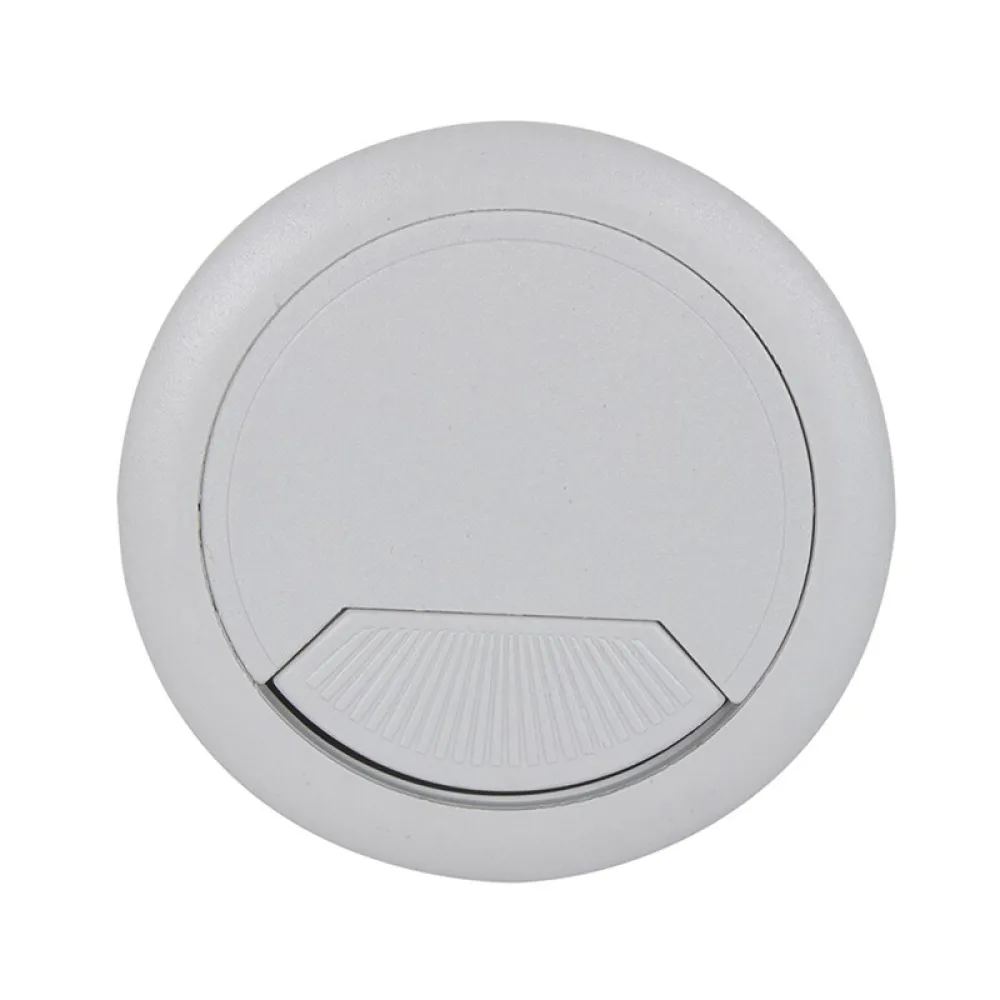 PLASTIC CABLE GROMMET D=60mm SILVER
