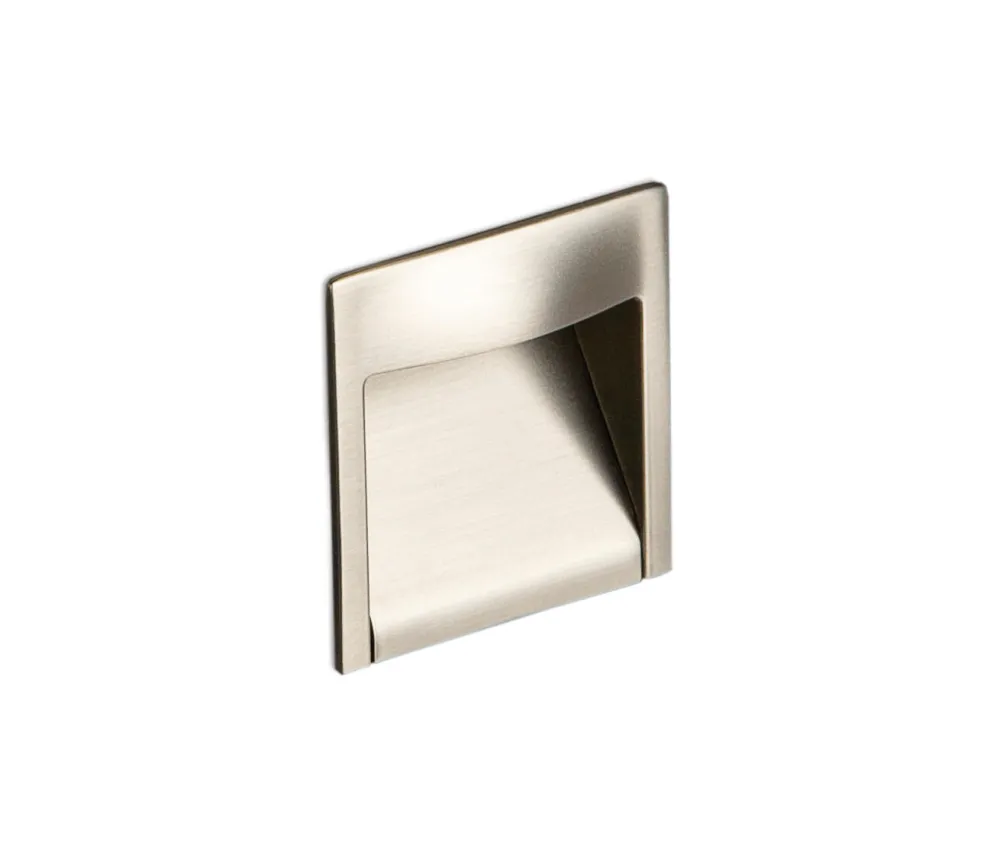 RECESSED HANDLE art.: WAVE cc=32 L=45MM NIK.MAT