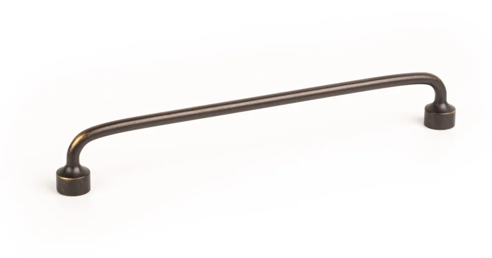 FURNITURE HANDLE FLOID cc192mm ANTIQUE BRASS