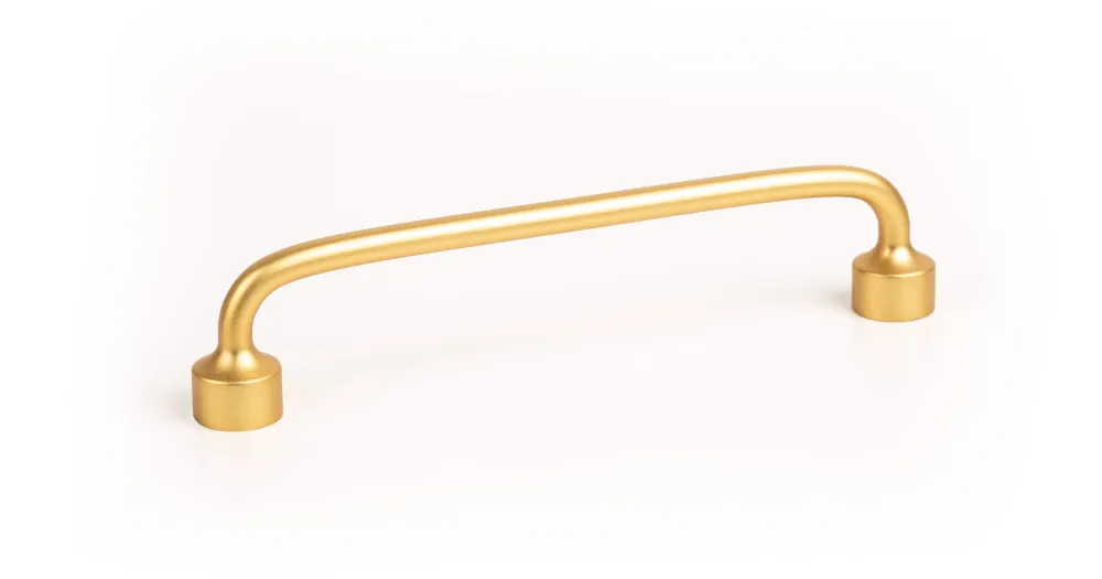 FURNITURE HANDLE FLOID cc128mm GOLD MAT
