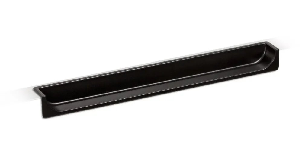RECESSED HANDLE art.: HIDE / L-180mm BLACK MAT