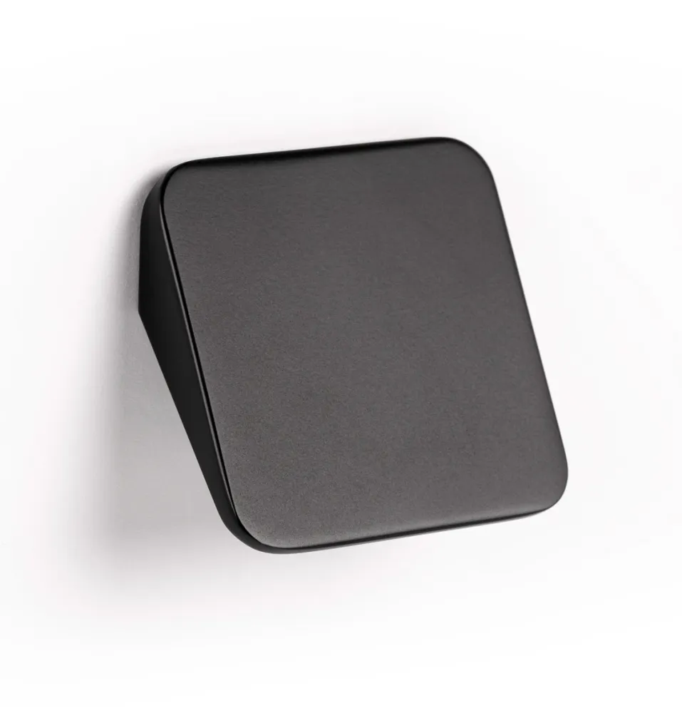 FURNITURE KNOB SWITCH cc=32mm BLACK ΜΑΤ