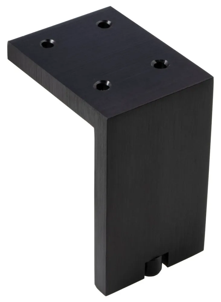 FURNITURE LEG FONDA 100mm MAT BLACK
