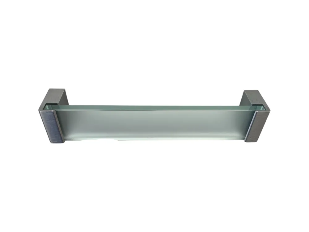 CABINET HANDLE art.: 4985 24mm M.NIK. /FROSTED GLASS