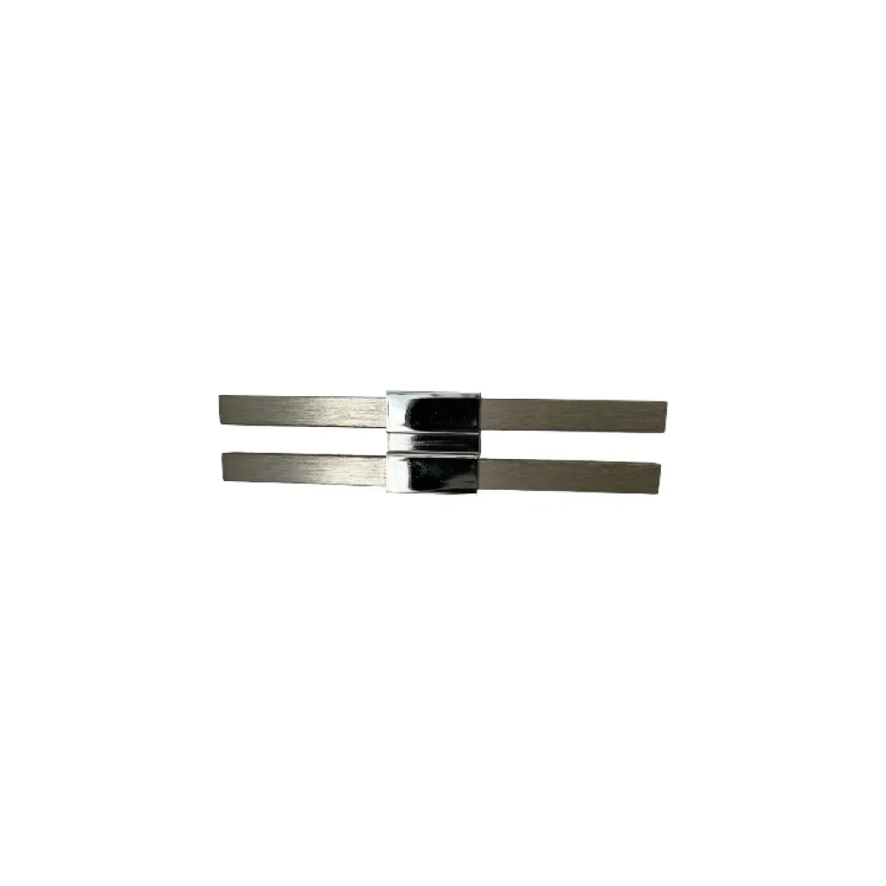 CABINET KNOB art.: 44135 L=120mm MAT NICKEL / CHROME