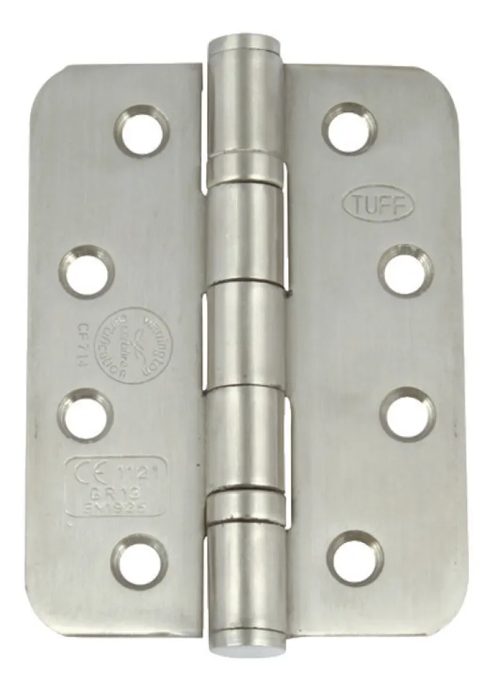 FIRE RATED ST.ST. HINGE 4X3X3 ROUND EDGE