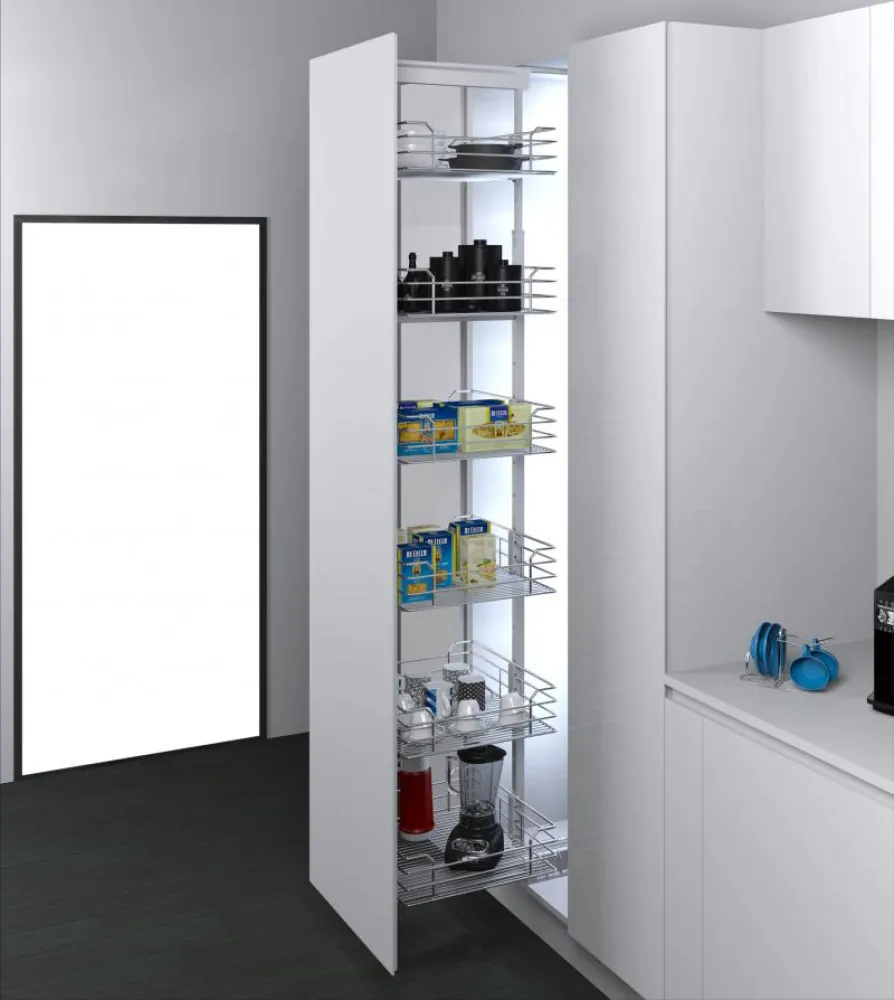 LARDER UNIT art.:852A W=30cm / H=1825-2185mm (5 BASKETS)