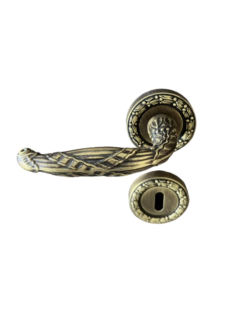 DOOR HANDLE LIBRA art.: 3348 BRASS MAT