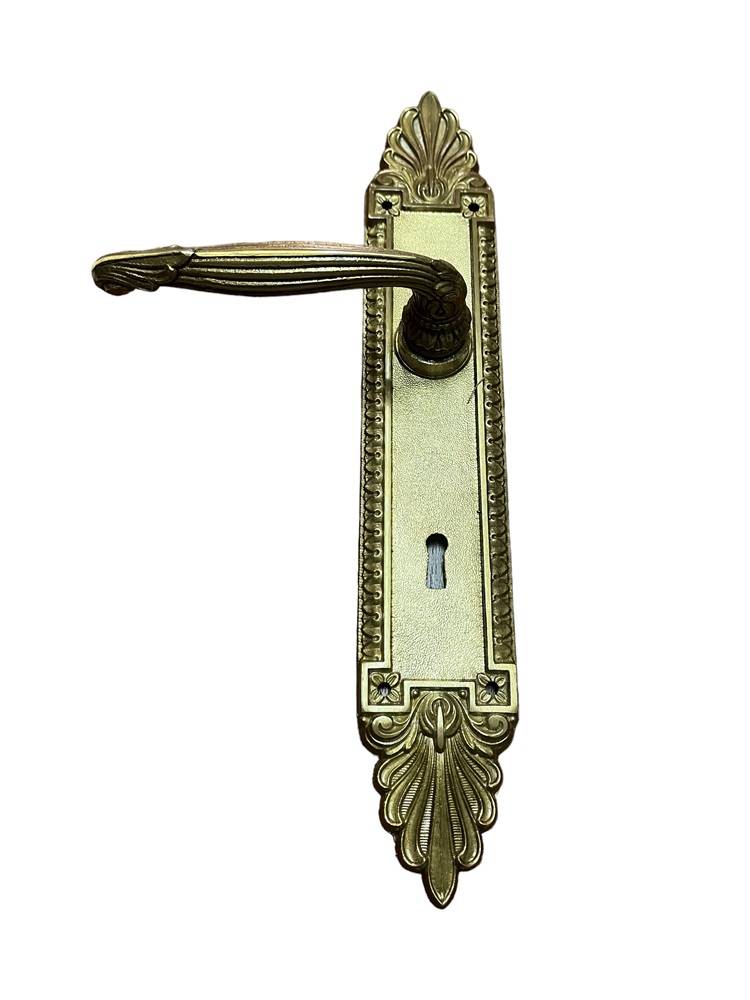 DOOR HANDLE ON PLATE art.: 872/Α ANTIQUE GOLD