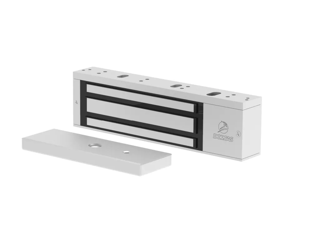 RIM ELECTROMAGNETIC LOCK M1200 (500 Kg) TIME DELAY + LED +2 MONITORING