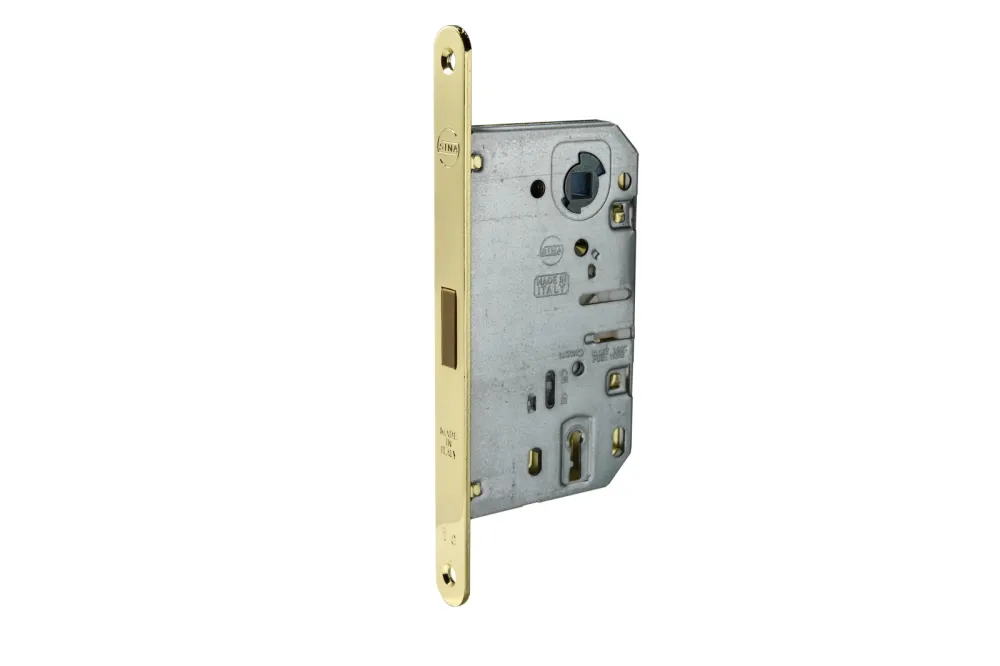 QM LOCK - MAGNETIC - KEY TYPE / GOLD PAINTED