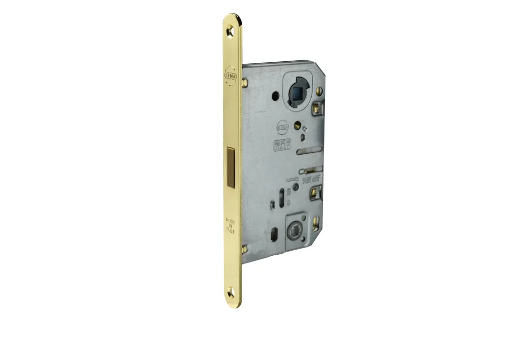 QM LOCK - MAGNETIC - WC / GOLD PAINTED