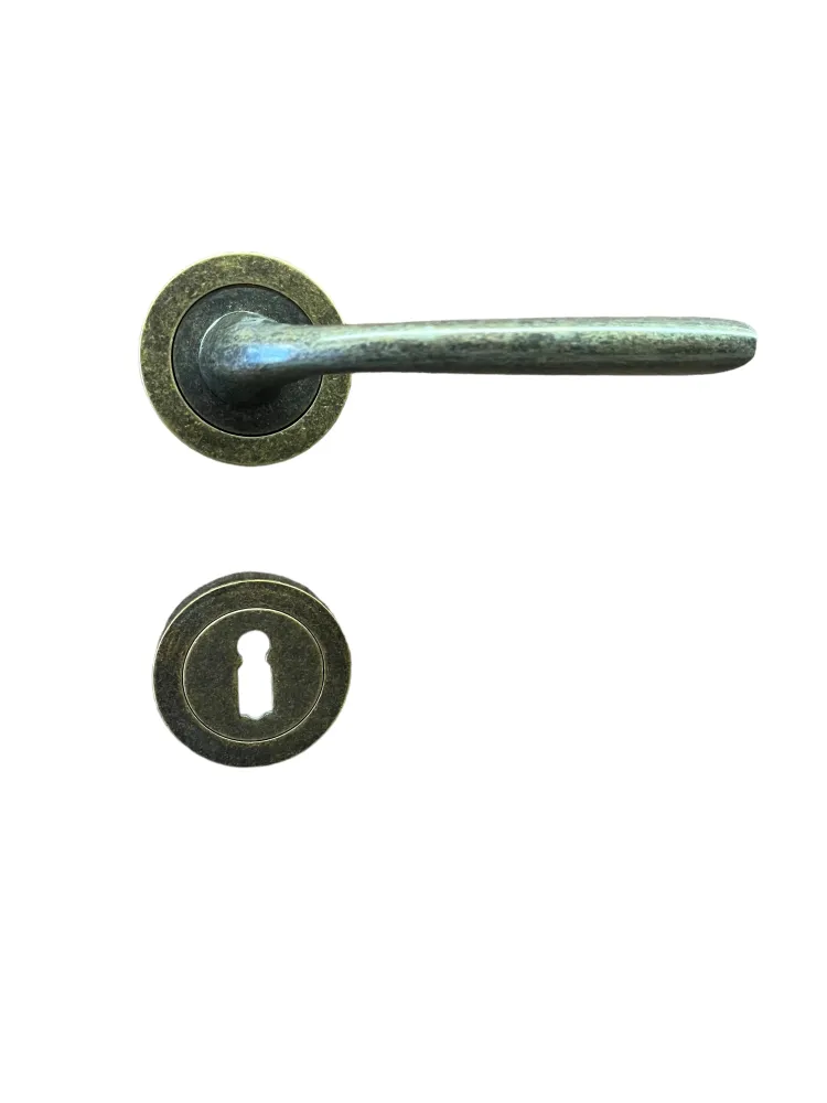 DOOR HANDLE art.: 6640 ANTIQUE BRASS