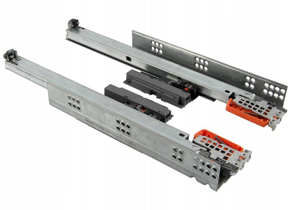 CONCEALED SLIDE - TANDEM - full extension / TIP-ON  500mm