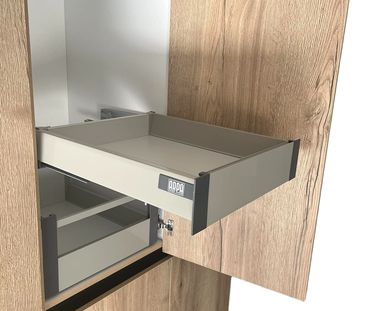 ARPA box INNER DRAWER (assembled) H=84mm / D=500mm WIDTH <60cm