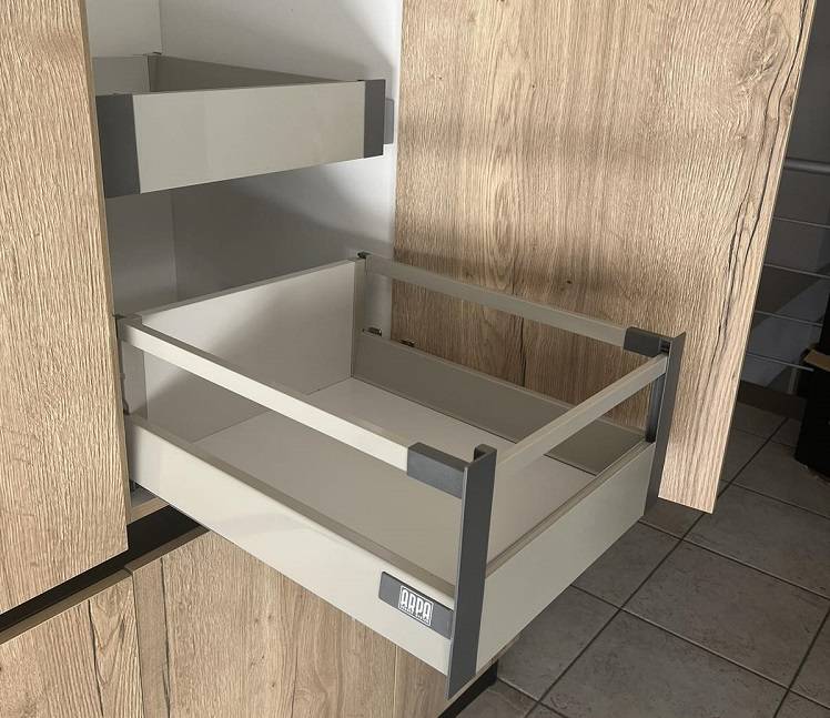 ARPA box INNER DRAWER (assembled) H=199mm / D=500mm WIDTH > 60cm