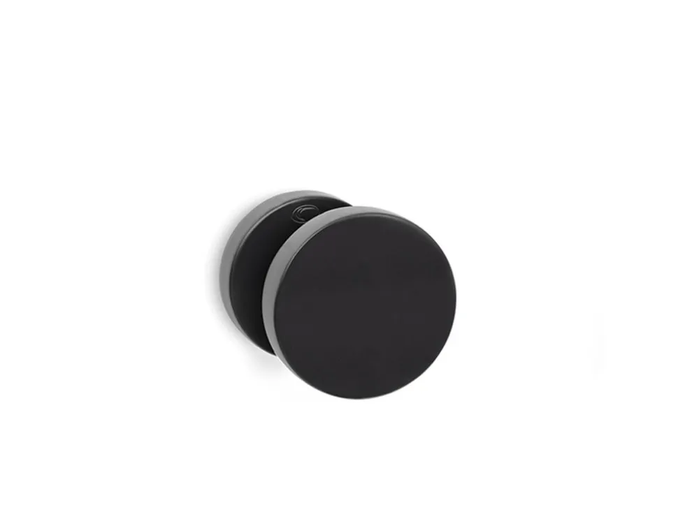 DOOR KNOB CONVEX art.: 697P (FIXED) MAT BLACK