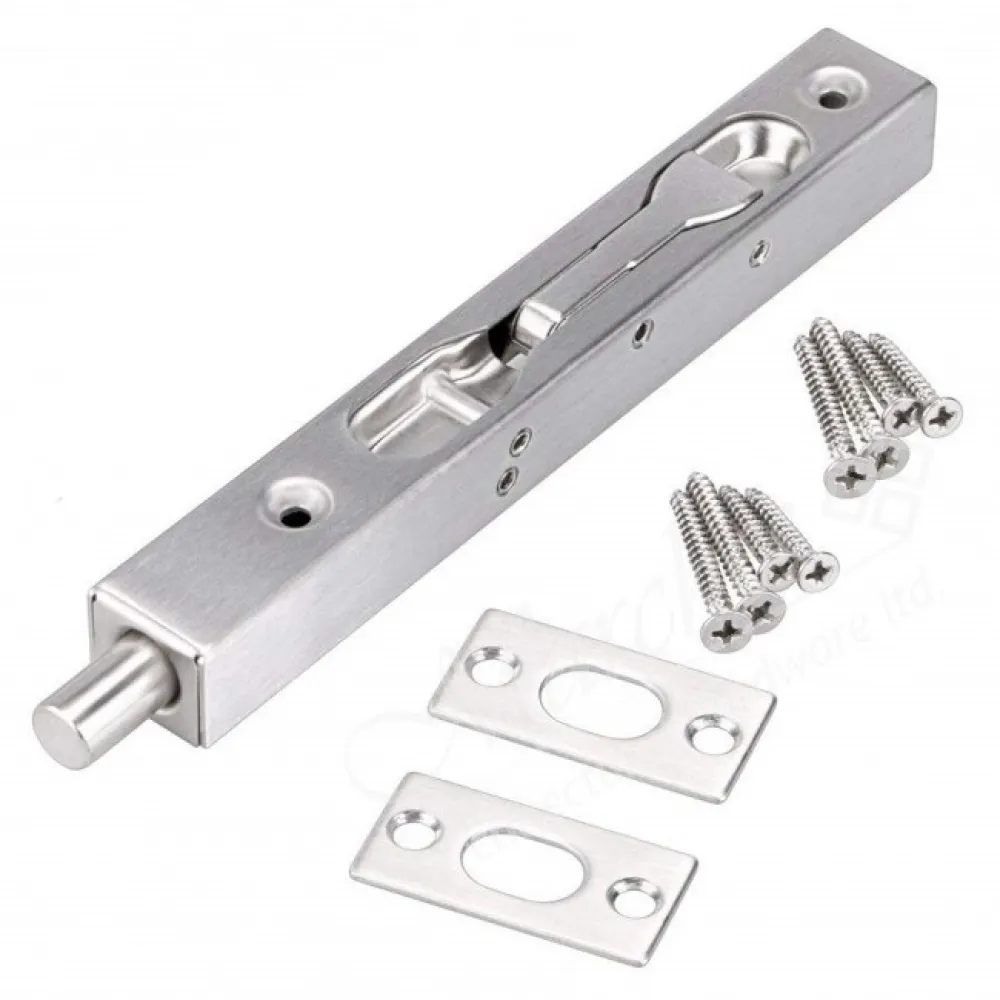 Flush bolt, SS304, size 200mm