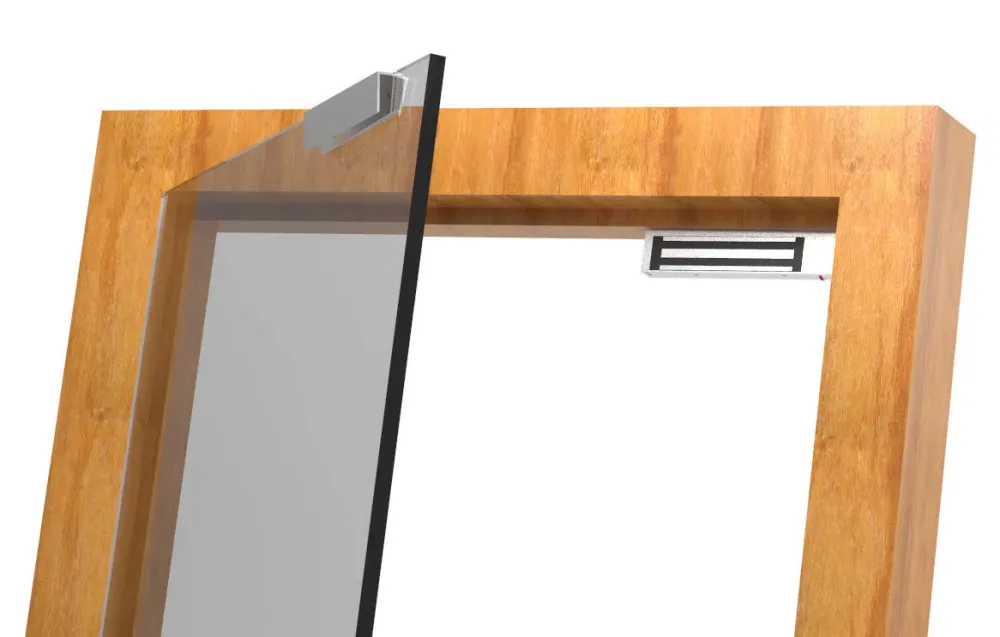 ELECTROMAGNET U KIT FOR GLASS DOORS