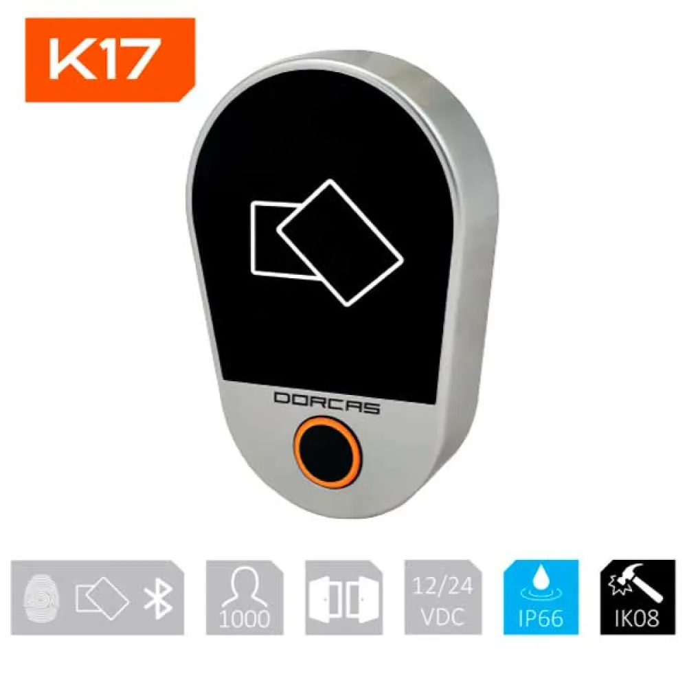 ACCESS CONTROL WATERPROOF FINGERPRINT & CARD READER K17
