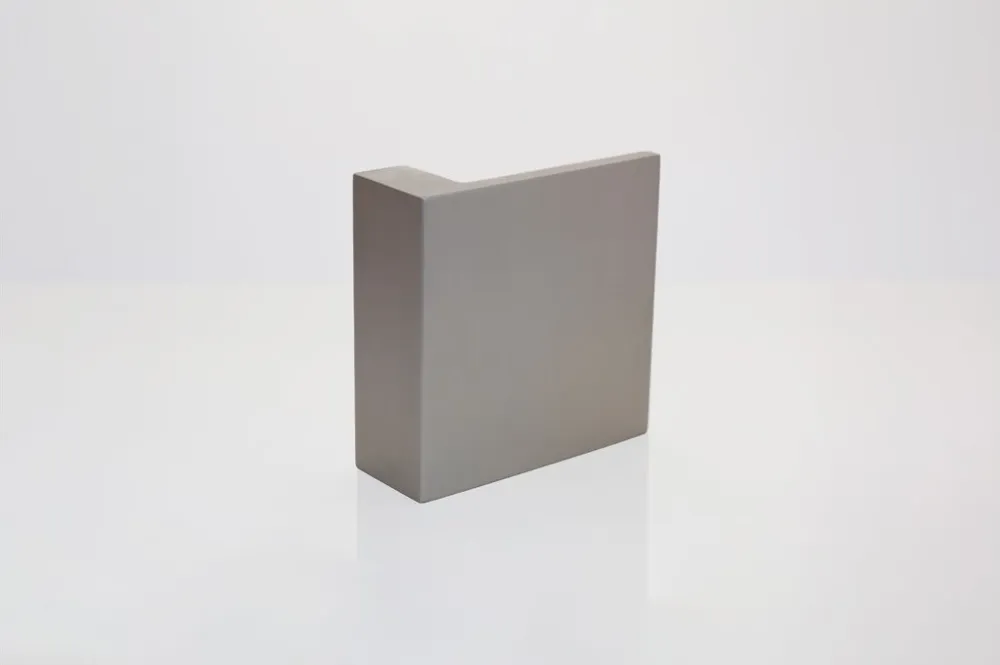 DOOR KNOB art.: 1389P 130X130mm C56 - LIGHT INOX
