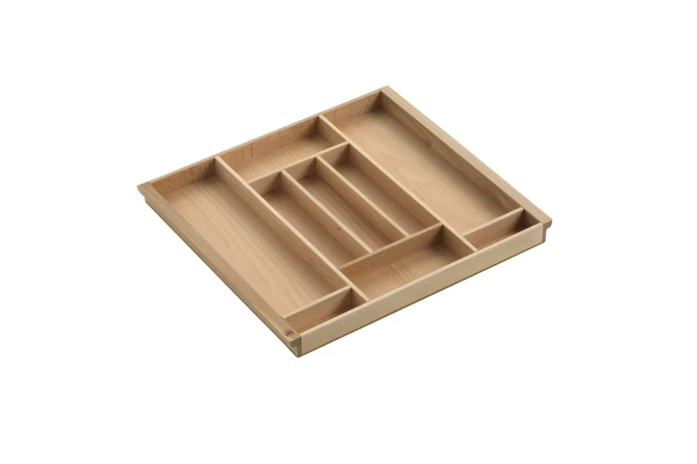 BEECH WOOD CULTERY TRAY L=485-520 / D=471-479mm