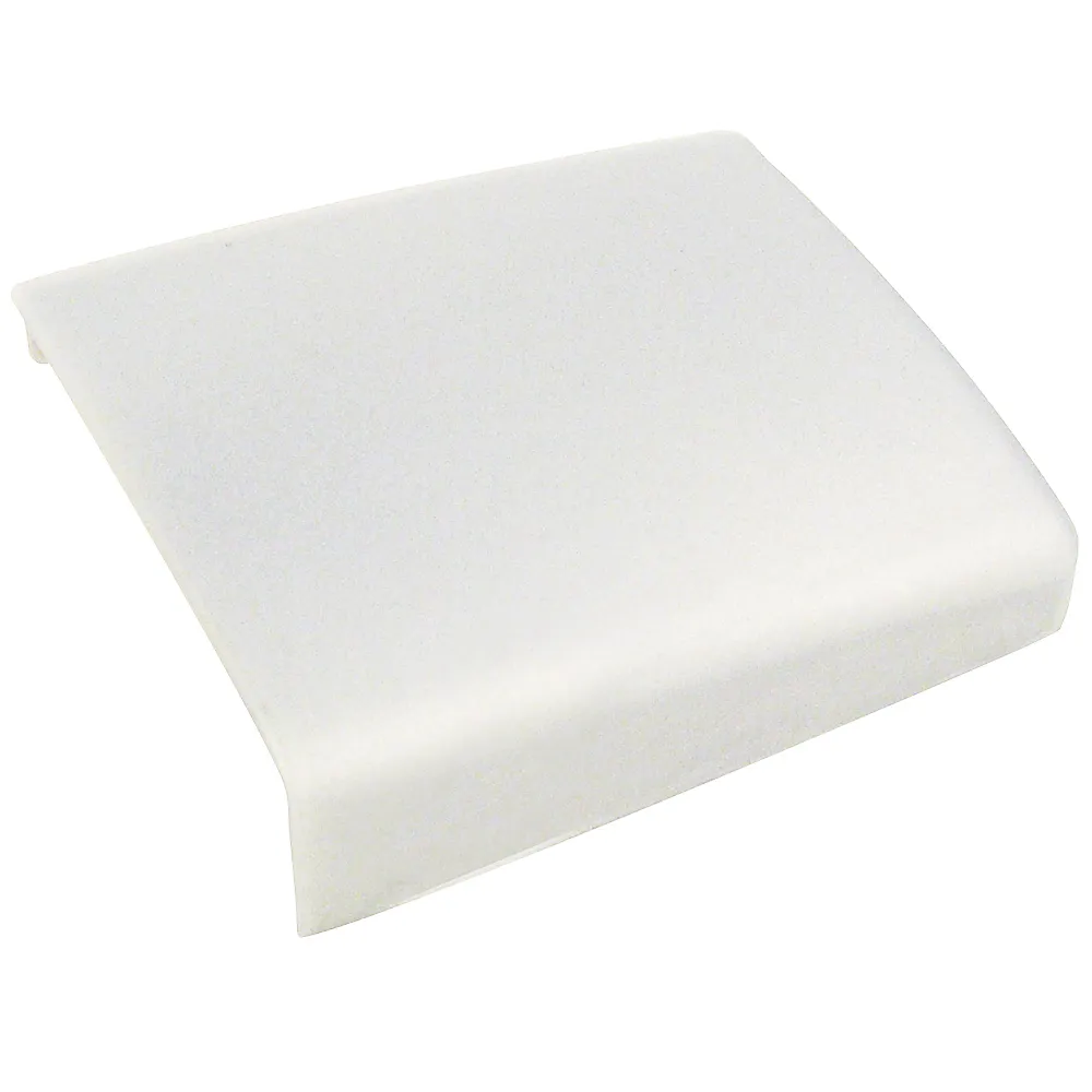 Hanger cover cap plastic white Right
