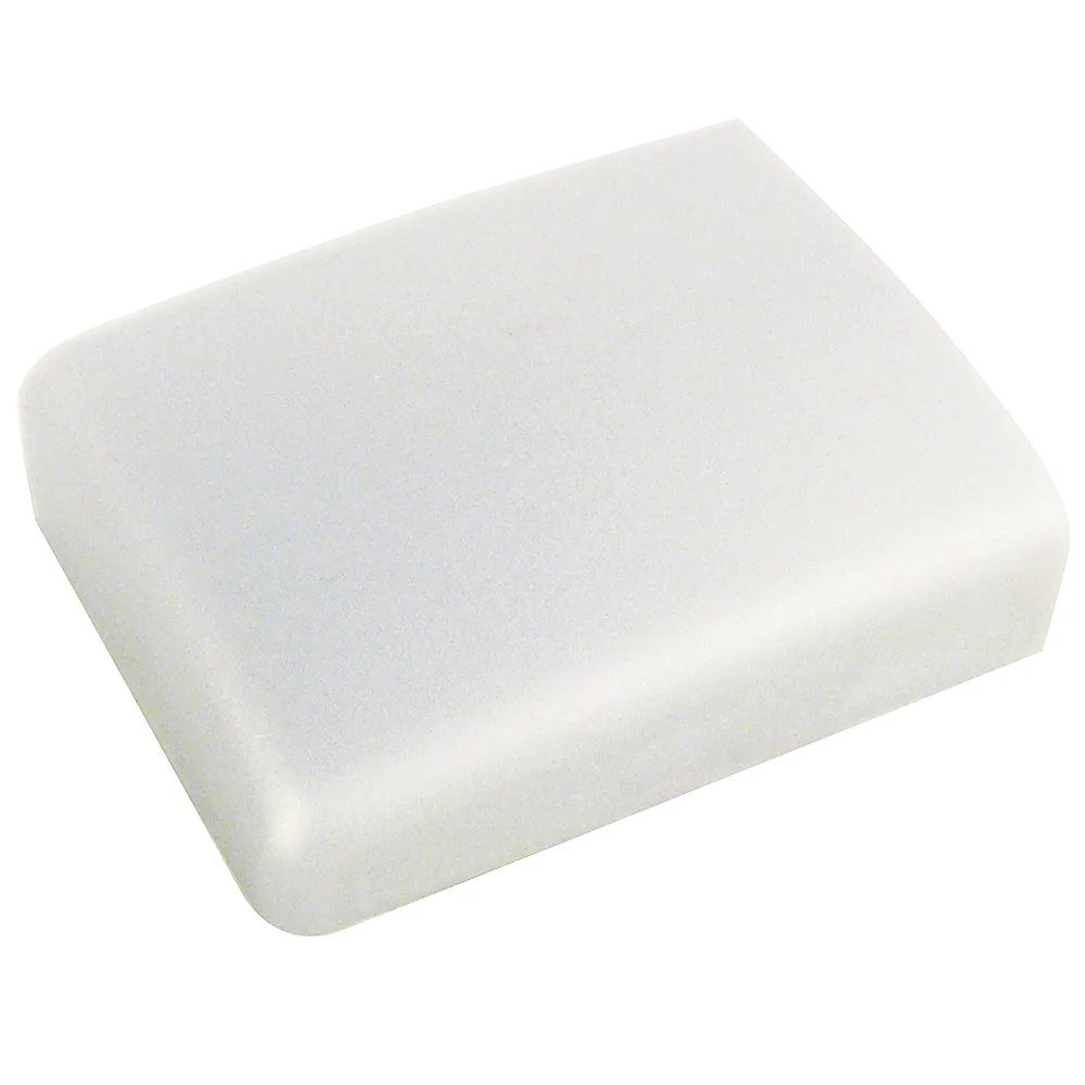 Hanger cover cap plastic white Left