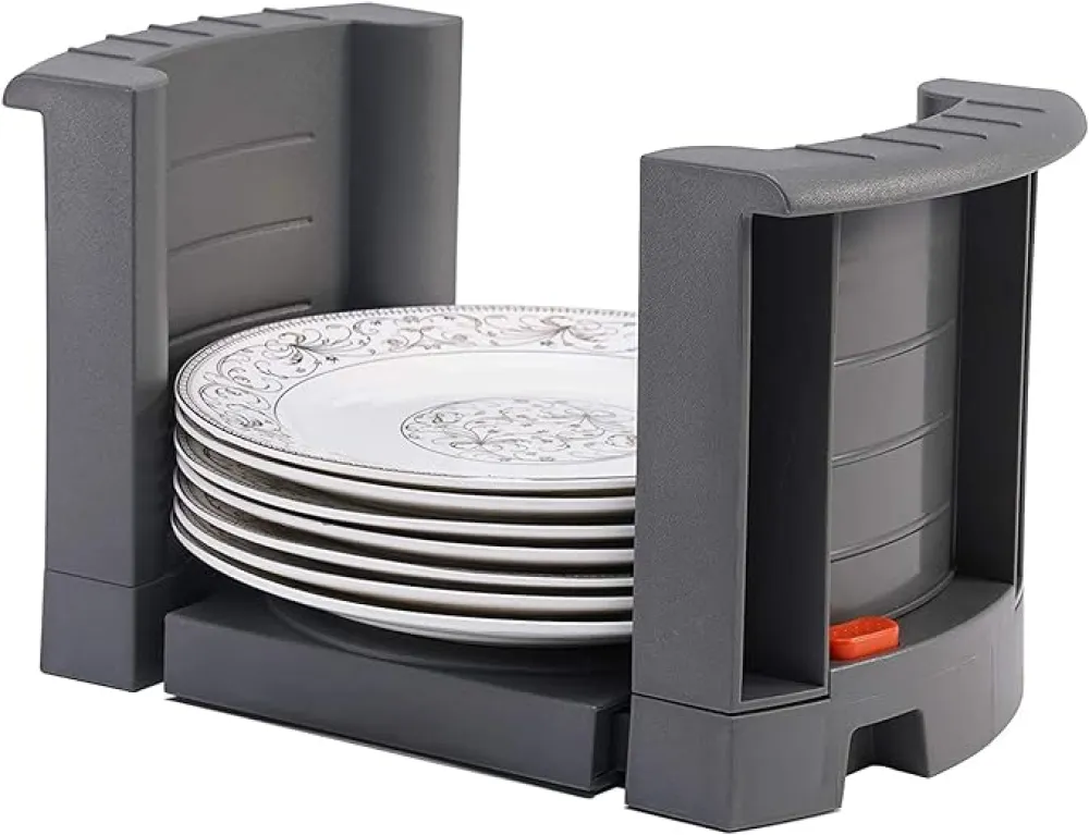 Extendable drawer plate holder