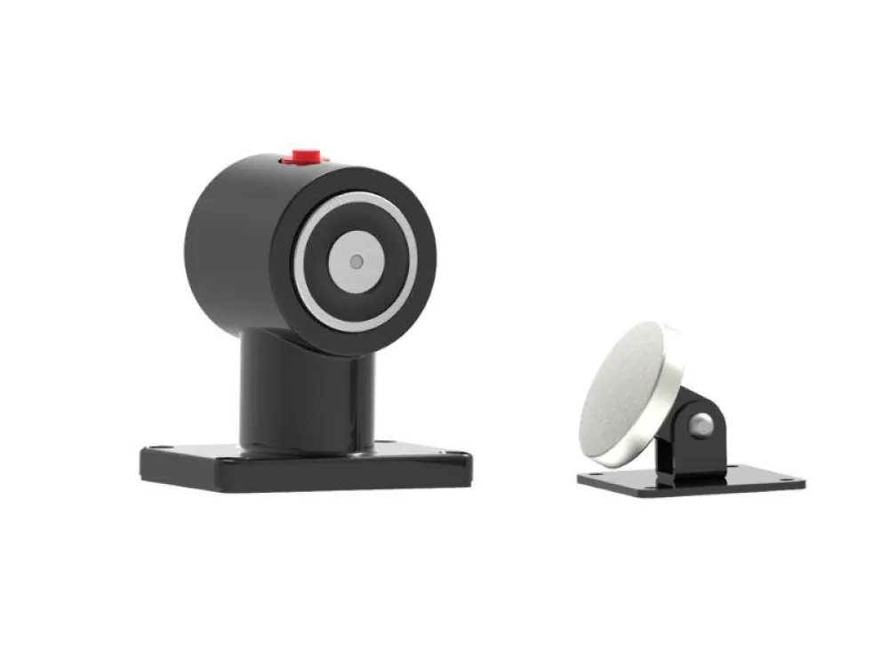 ELECTROMAGNETIC FLOOR DOOR HOLDER RS55 55kg 24V DC BLACK