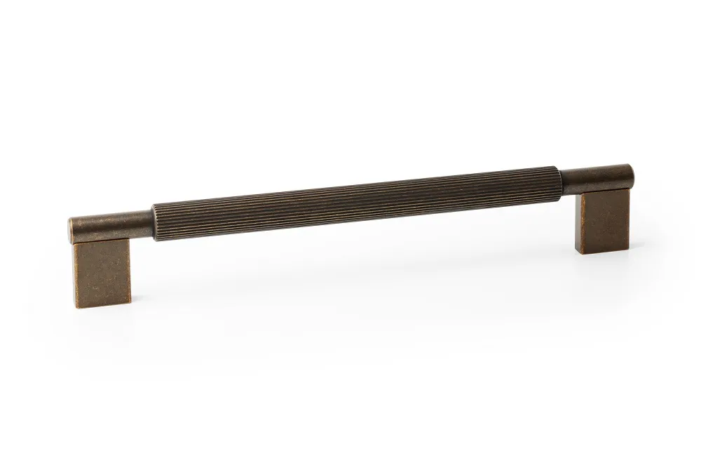 CABINET HANDLE ARPA cc=192-L=214mm ANTIQUE BRASS