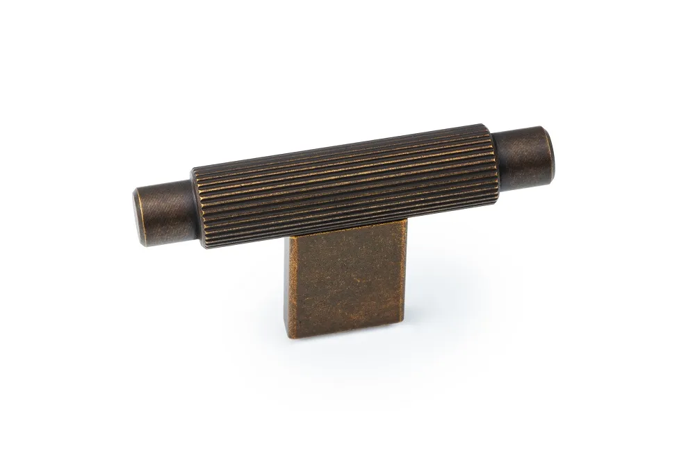 CABINET KNOB ARPA T 70x37mm ANTIQUE BRASS