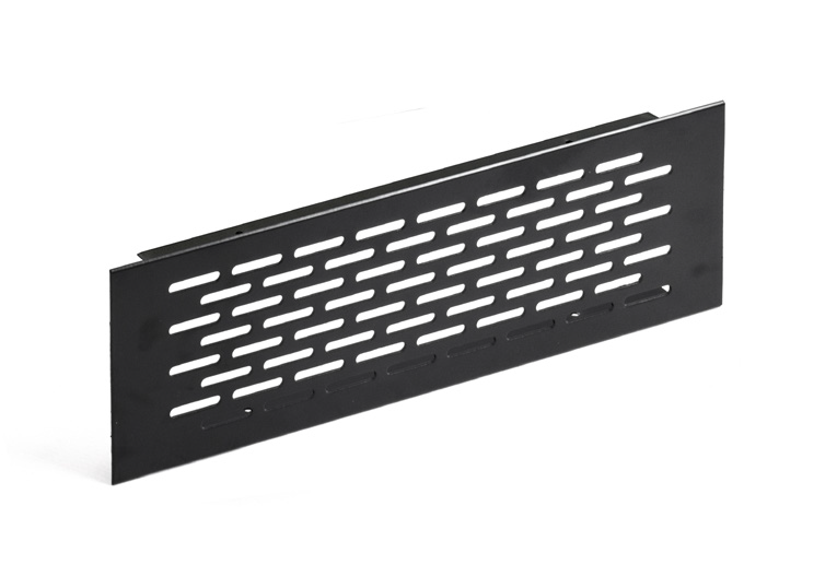 VENTILATION GRILL 80x400mm BLACK