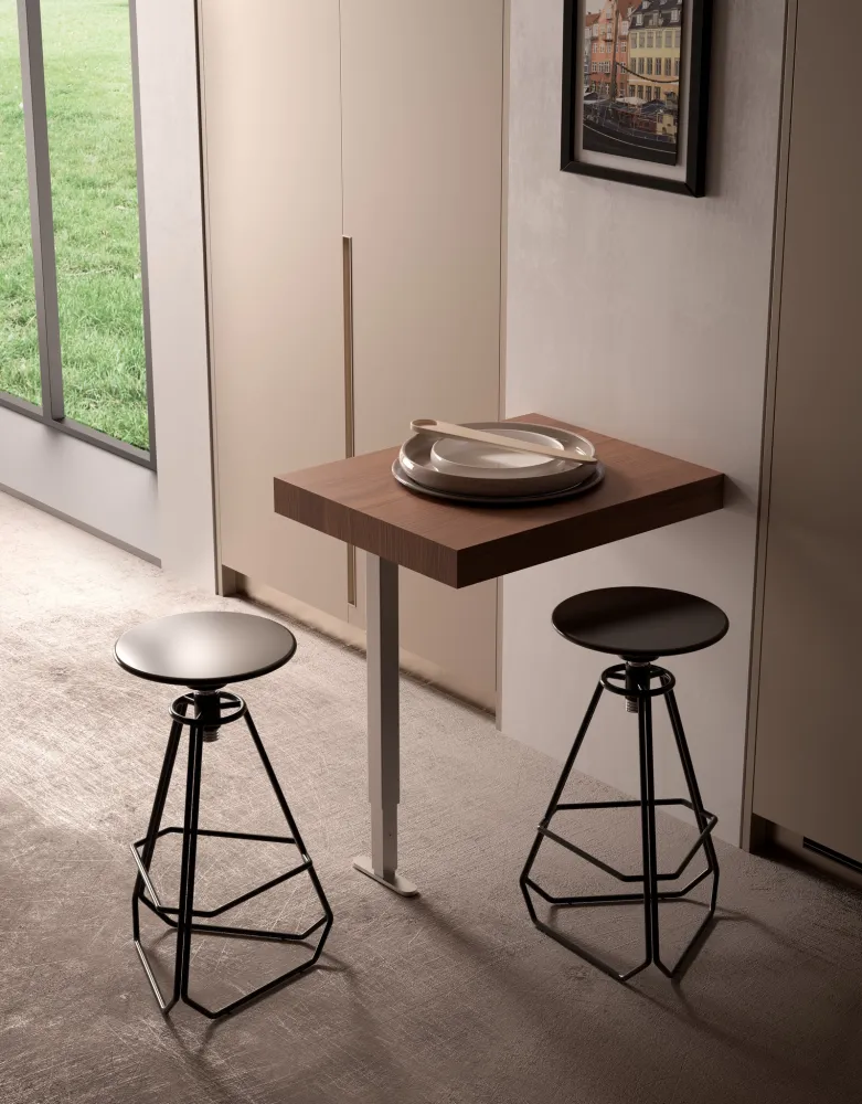 TILTING TABLE WITH FOLDING LEG art.: JUST