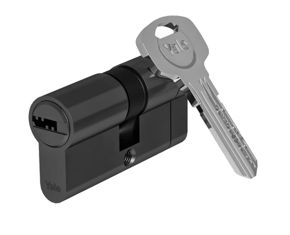 YALE CYLINDER art.: Y1500 BREAK SECURE 32-50 BLACK