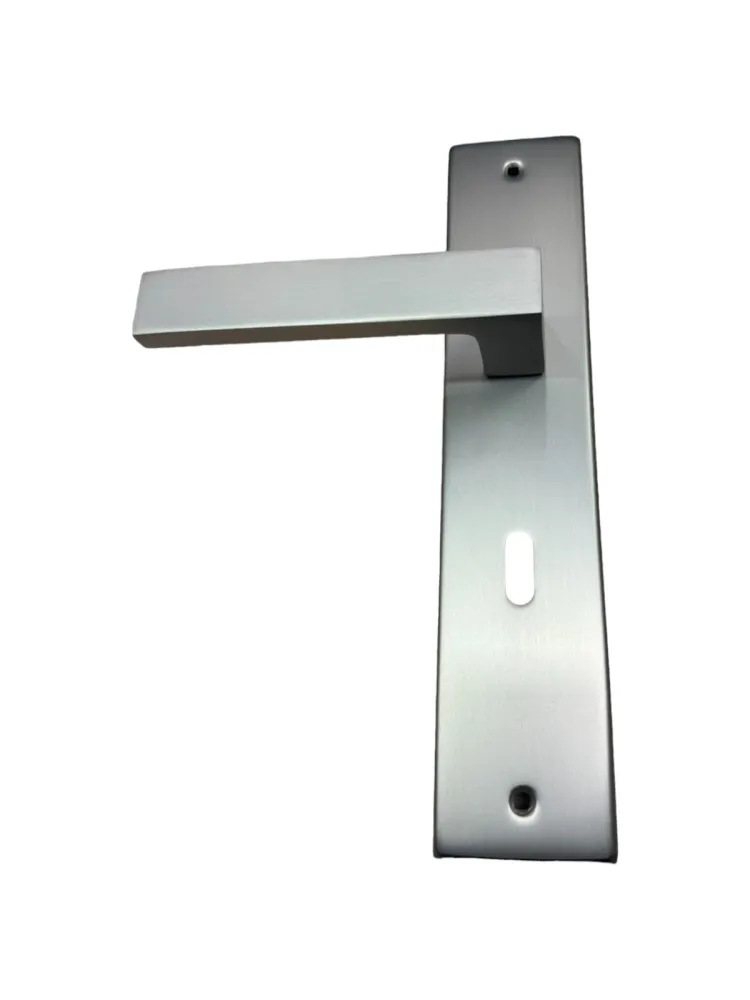 DOOR HANDLE on PLATE art.:8008 MAT NICKEL