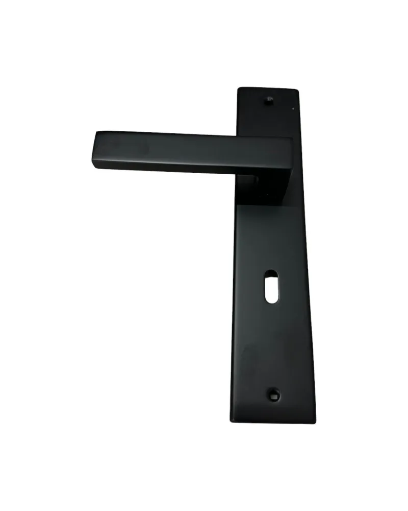 DOOR HANDLE on PLATE art.:8008 MAT BLACK