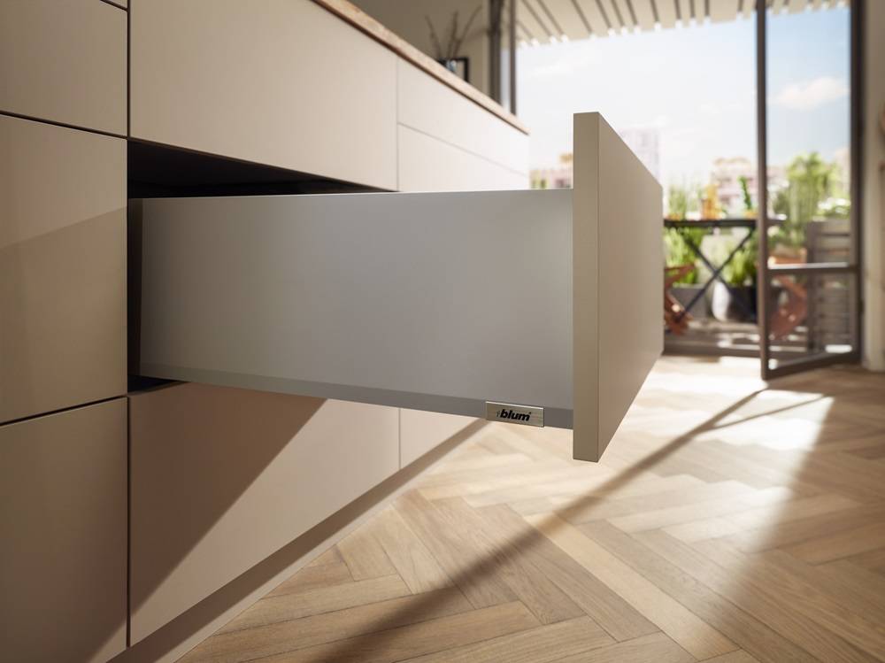 MERIVOBOX DRAWER E (209mm) - set - 70kg / D=50cm INDIUM GREY