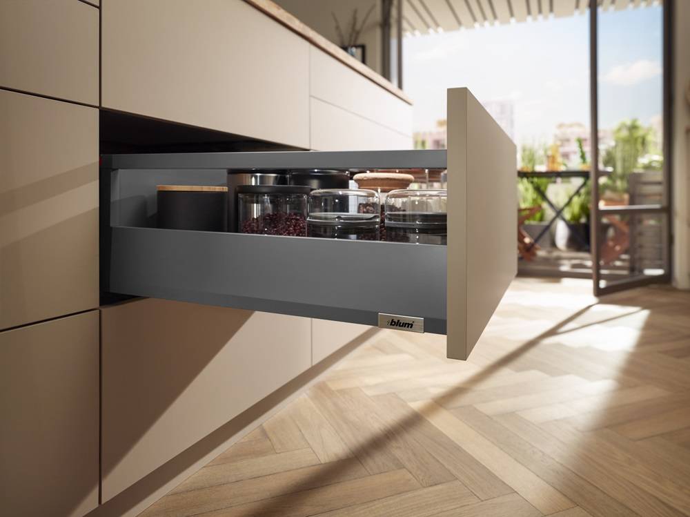 MERIVOBOX DRAWER set E (209mm) with gallery - 70kg / D=50cm