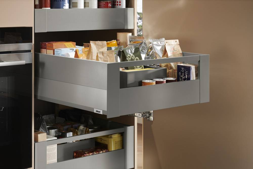 MERIVOBOX INNER DRAWER E (209mm) - set - 70kg / D=50cm / W<60cm INDIUM GREY