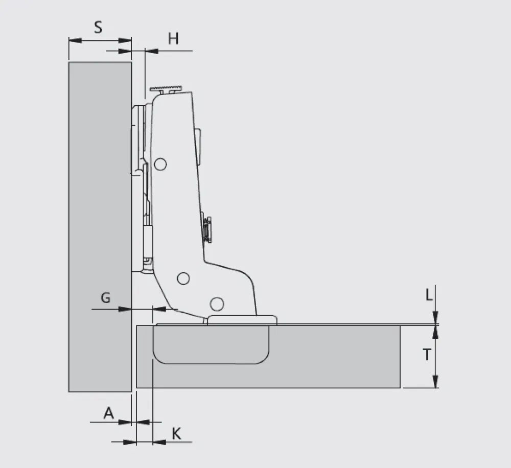 SOFT CLOSING HINGE - RST - INSERT 3D