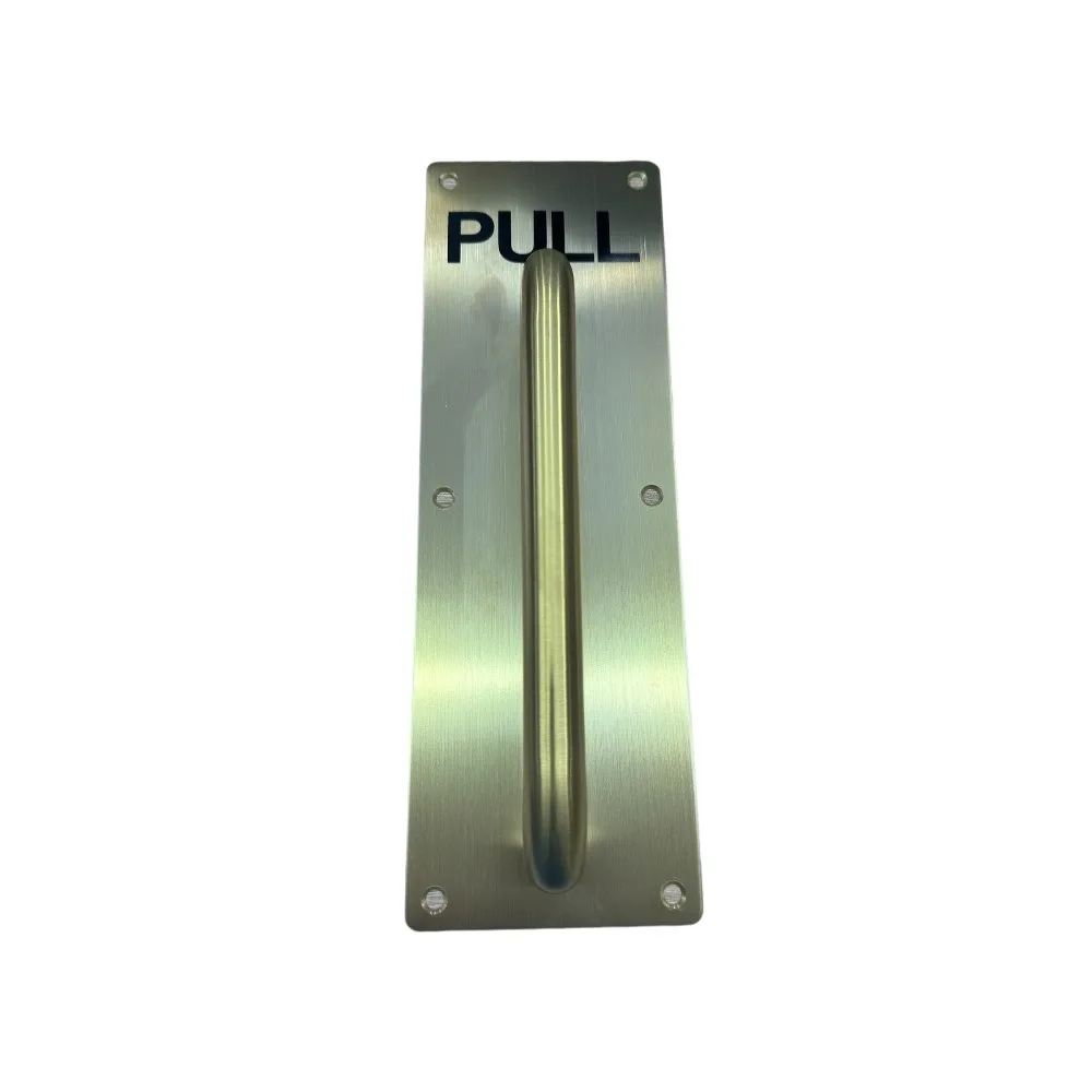 PULL PLATE 100mm X 300mm MAT GOLD