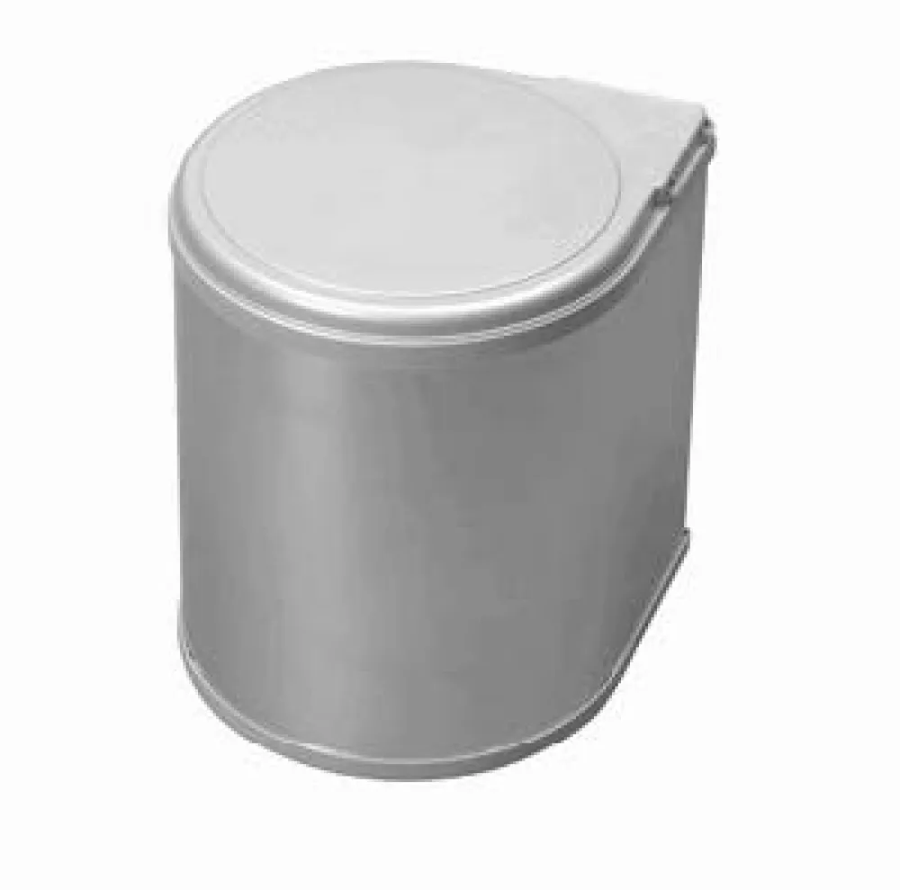 DOOR MOUNTED WASTE BIN art.:272 - 1x13Lt - Stainless steel