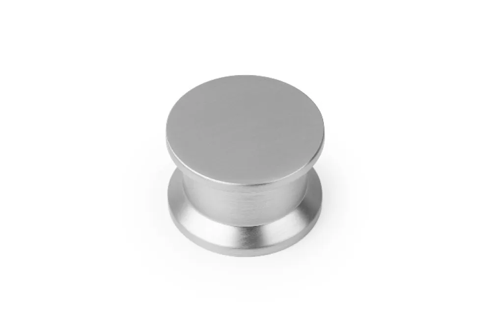 FURNITURE KNOB OH! D=40mm BRUSHED NICKEL