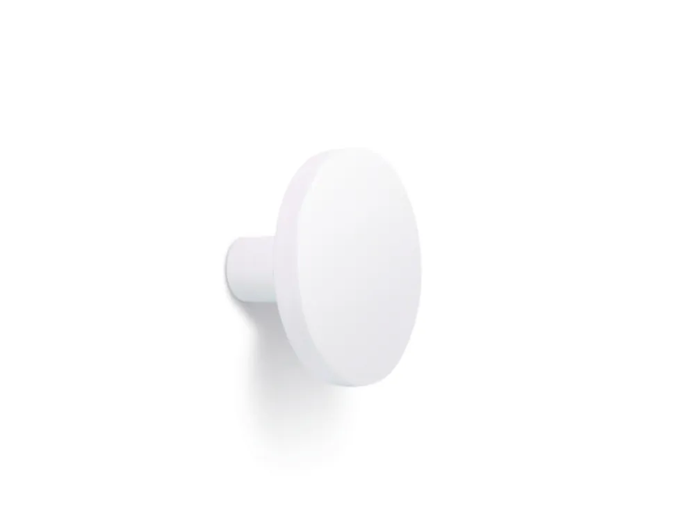 COAT HOOK COMO D=41mm MAT WHITE