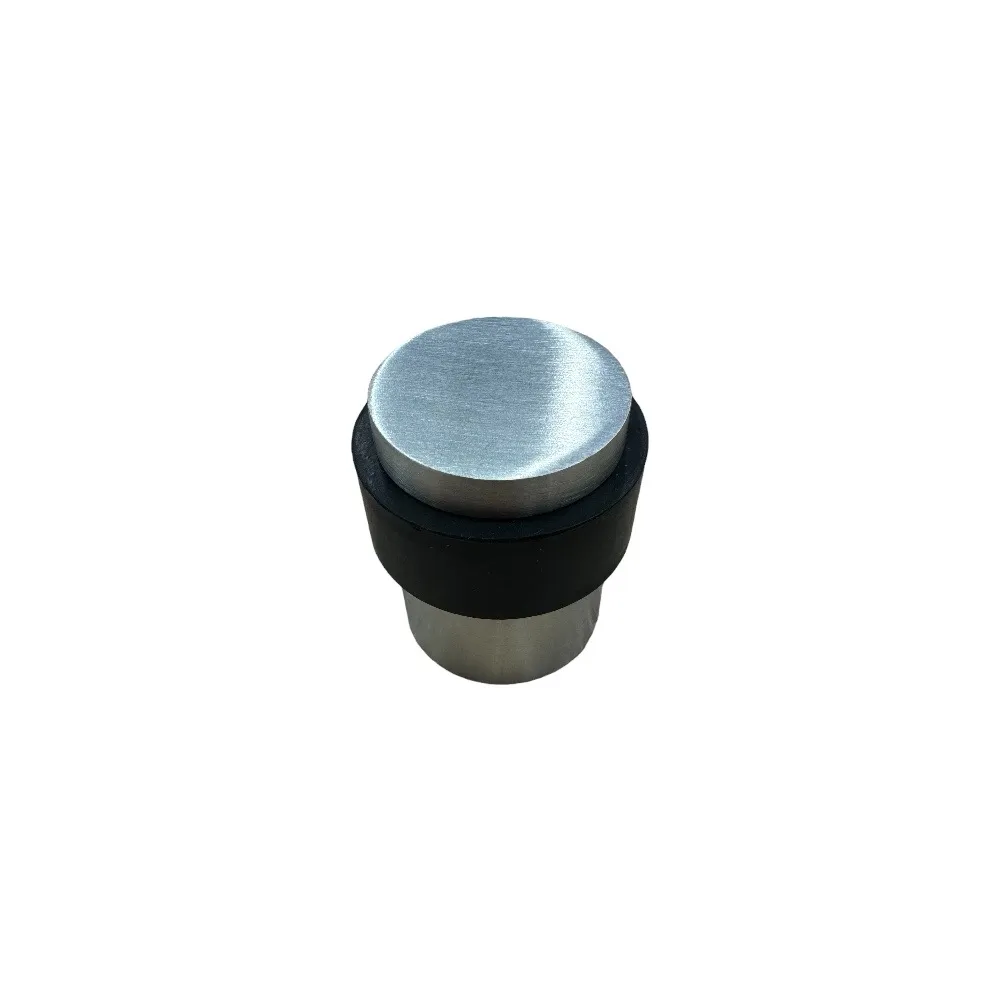 DOOR STOP WITH RUBBER art.: HH02 D30xH40mm ss304